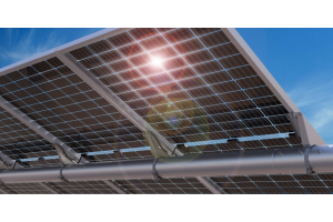 All Black, Transparent Bifacial Solar Panels 