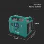 VT-606N 600W PORTABLE POWER STATION 26.2Ah/21.6V WITH U.K. PLUG