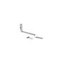 FLAT PLAIN TILE ROOF HOOK PORTRAIT WITH 2PCS WOOD SCREW SS 304