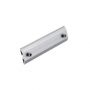 V-TAC Aluminium Rail Splice With 2Pcs Fixing Bolt Anodised Silver