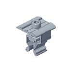 V-TAC 35-46mm Aluminium Universal Clamp Anodised Silver