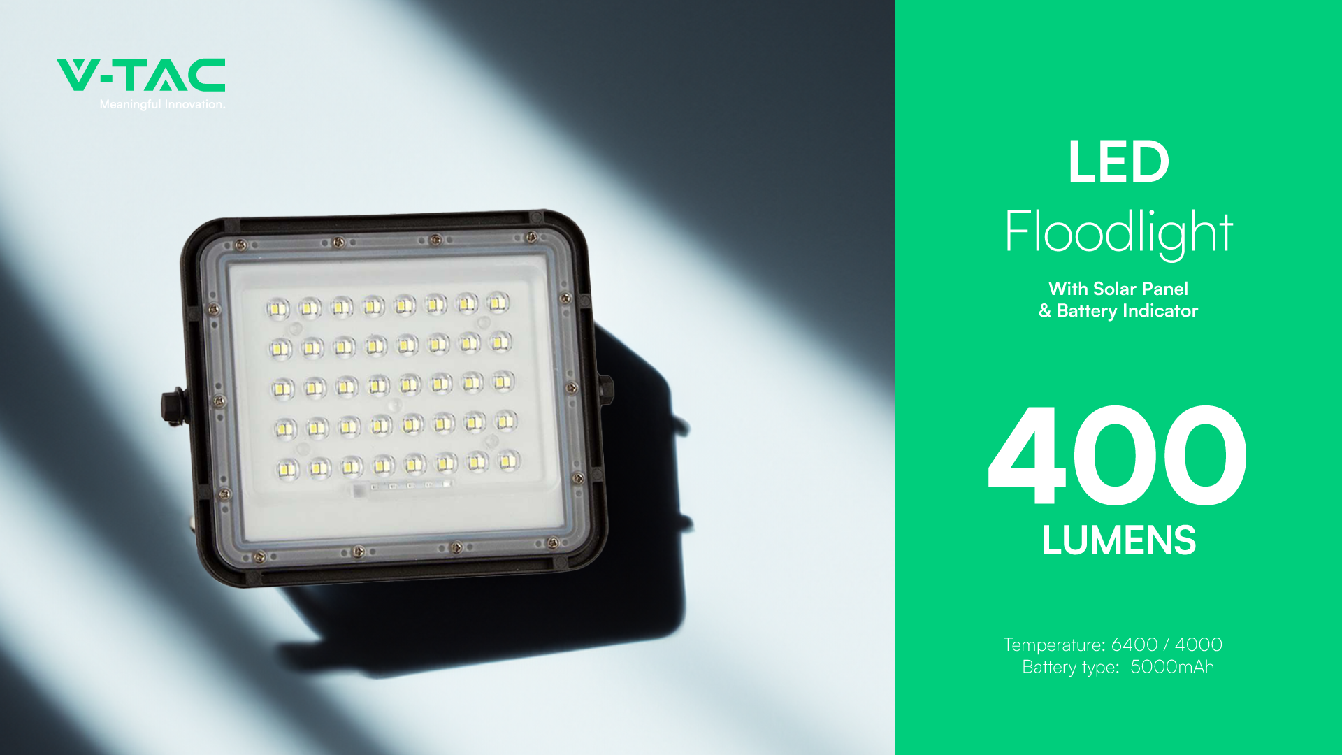 SOLAR Floodlight 400LM