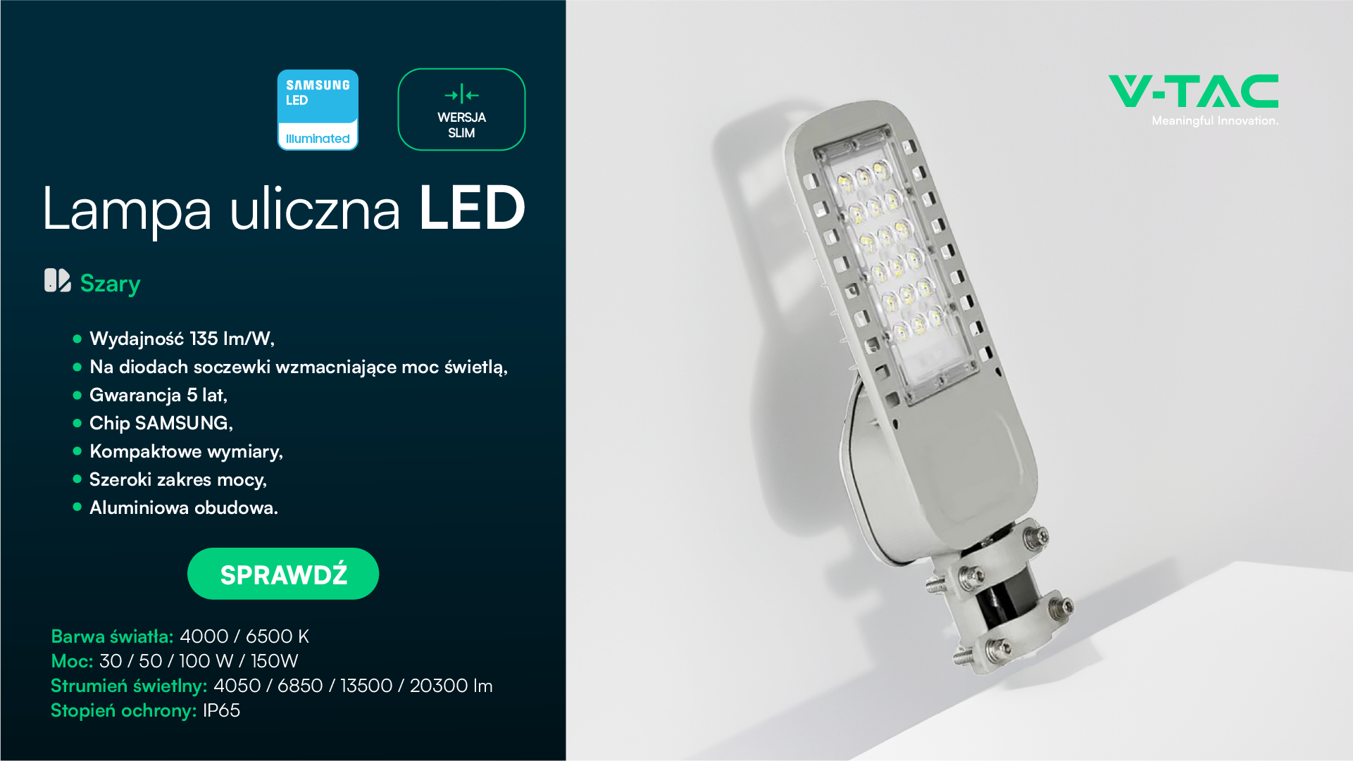 Lampa uliczna LED Slim