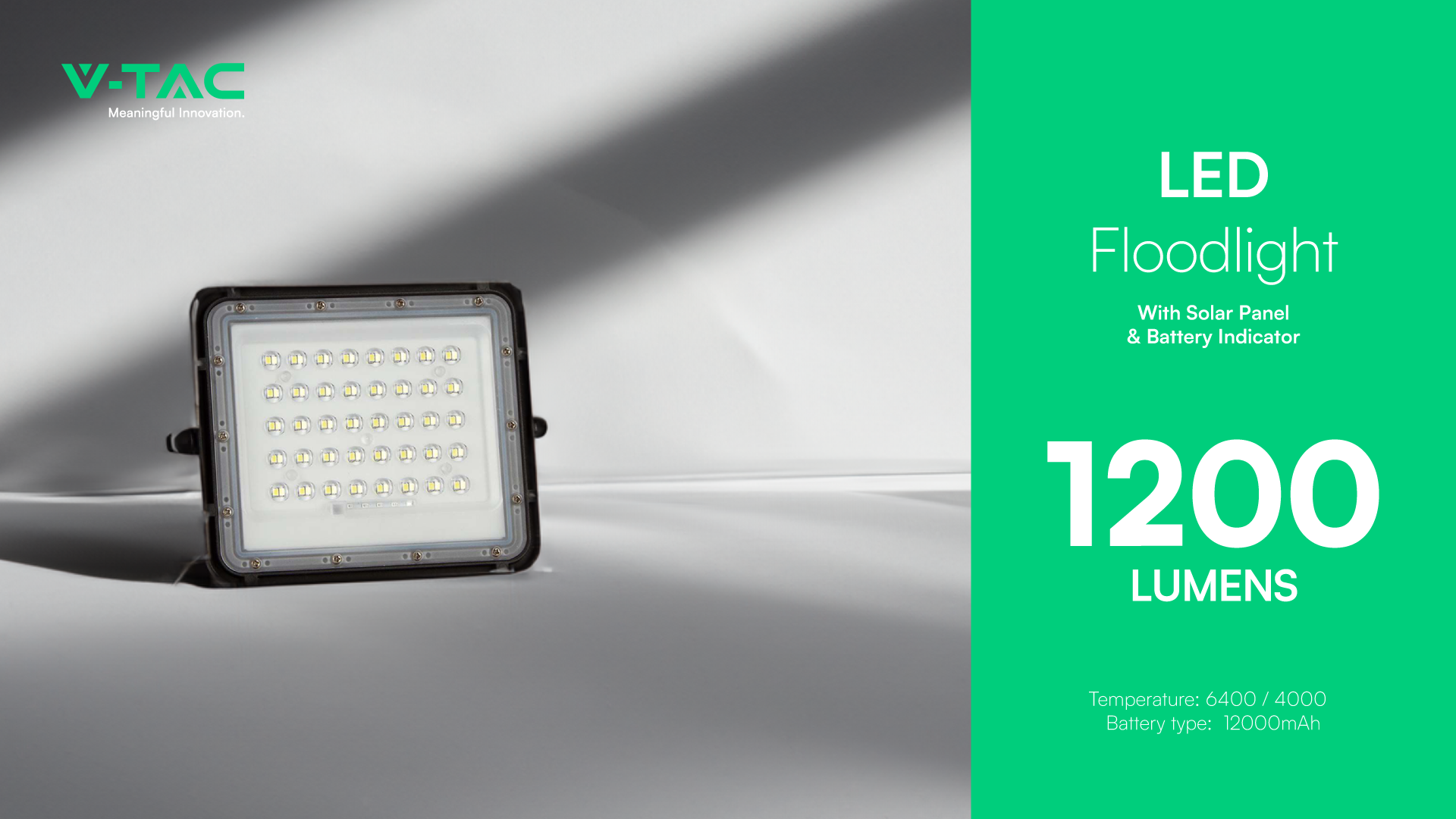 SOLAR Floodlight 1200LM